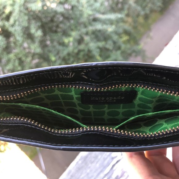 Kate Spade Black Polka Dots Wristlet - Picture 4 of 7